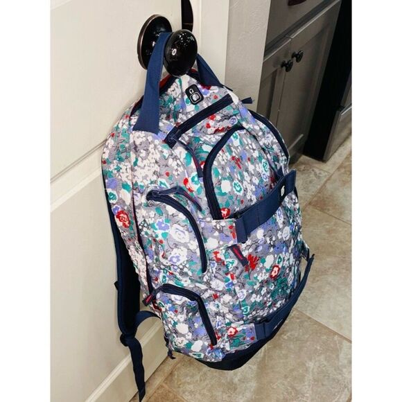 Burton Distortion 29L Backpack Floral Chambray School Skate Snowboarding EUC main image 4
